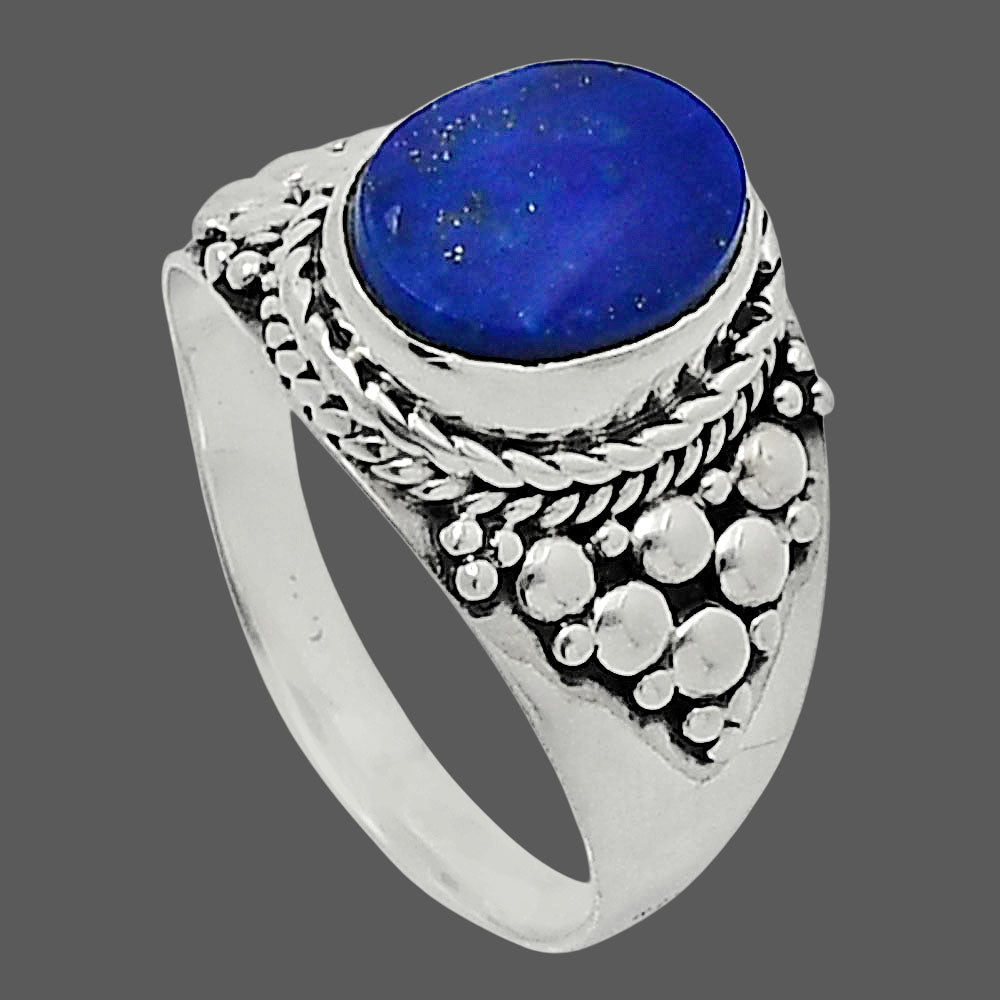 Natural Lapis Lazuli - Afghanistan Ring size-8 R-1277 SDR248087