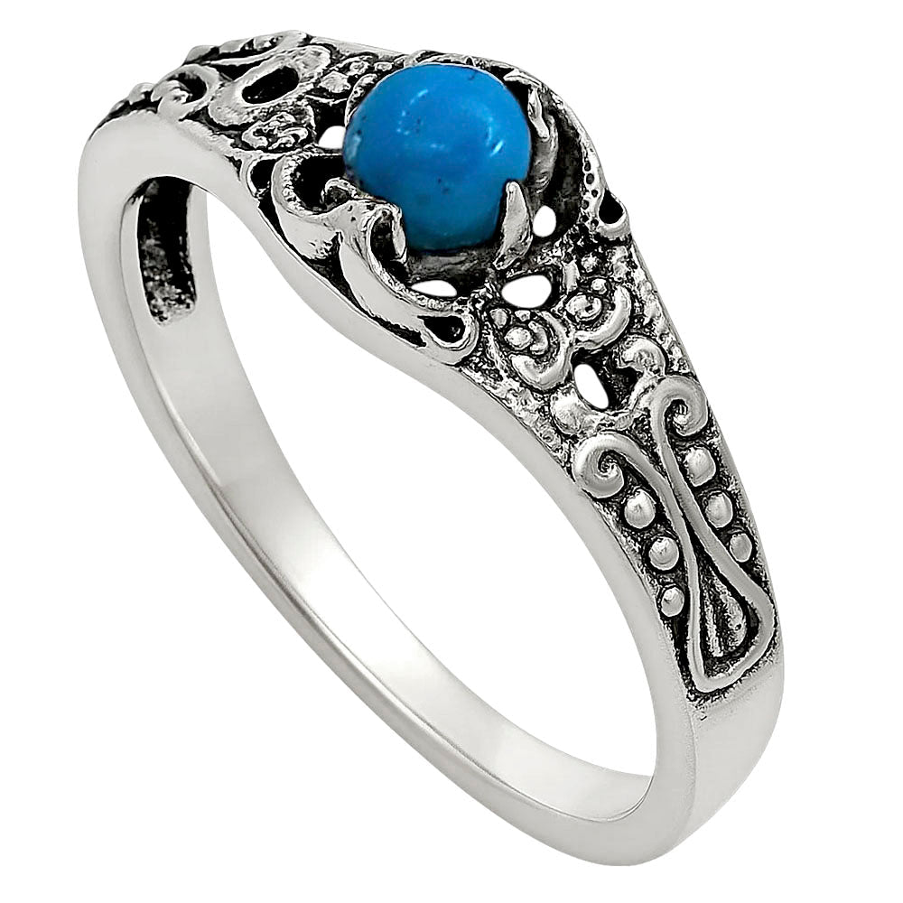 Sleeping Beauty Turquoise Ring size-6.5 R-1172 SDR251960