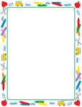 SHAPES ETC.   Designer Paper - School Time (50 Sheet Package)