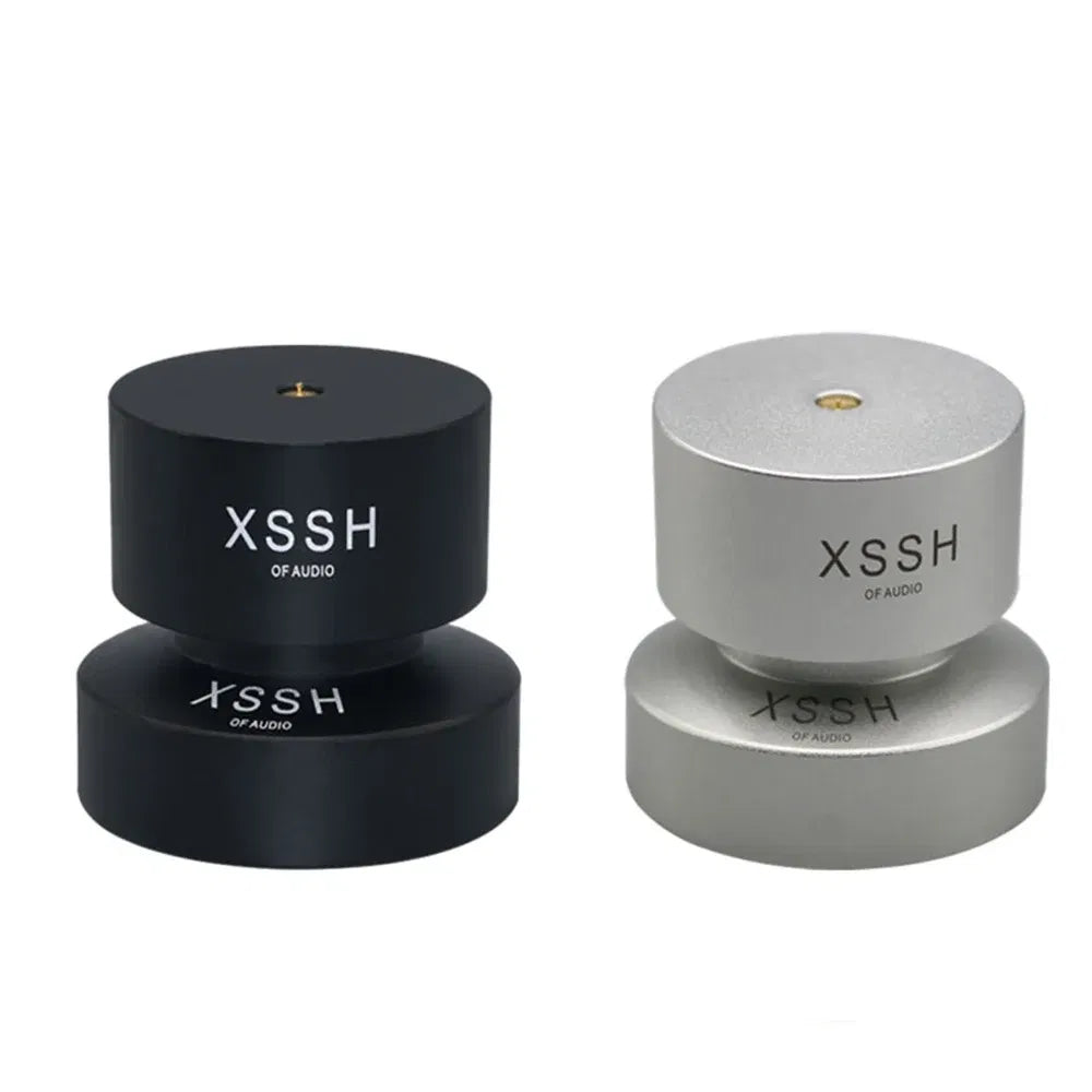 Color: Red, Bundle: Bundle 2 - 2023 New Shock Absorber Spikes XSSH Audio Audiophile Damping Pad HIFI Speaker CD Player Amplifier Aluminium isolation Feet Spike