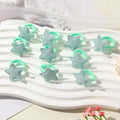 Color: Light Grey - 10/30Pcs Children Hairbands No Harm Hair Cartoon Towel Rope Ponytail Holder Kids Mini Rubber Band Headwear Girls Halloween Gift