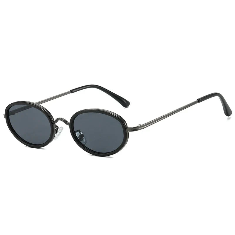 Confident Oval Resin Sunglasses