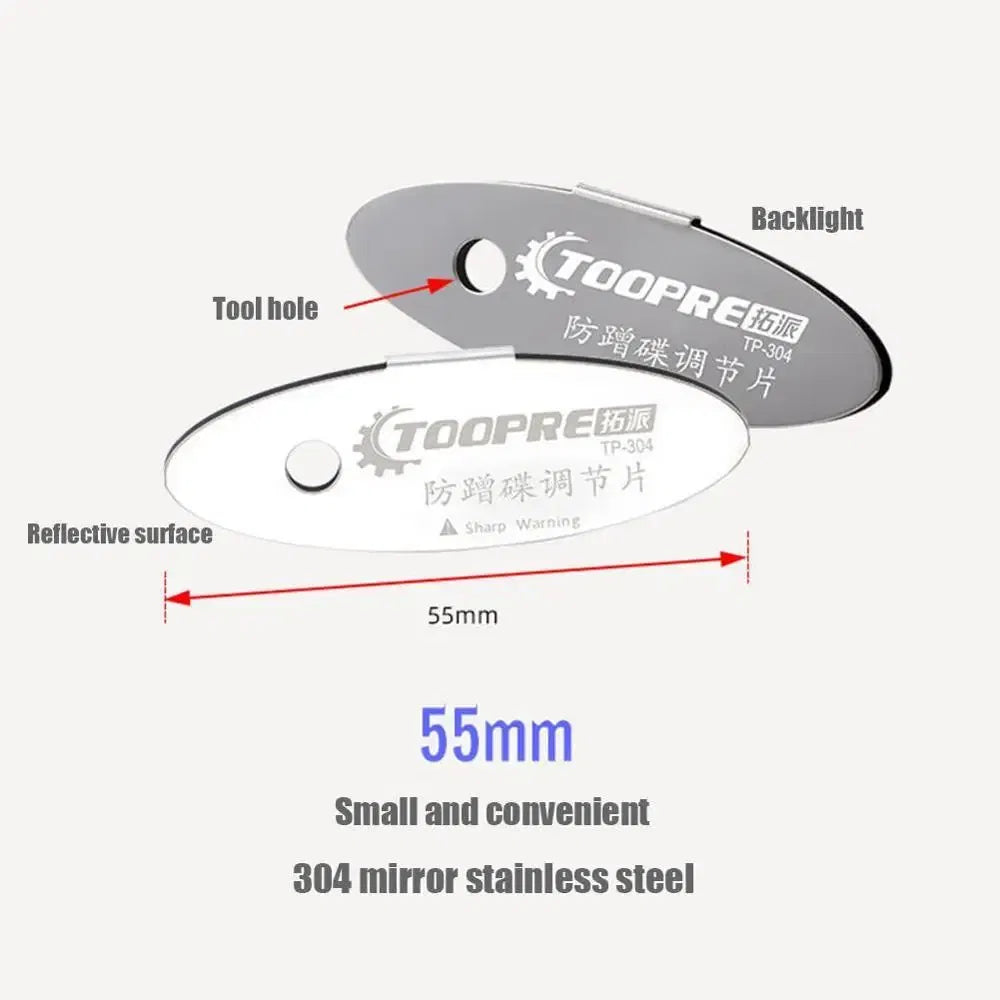 Color: black - Disc Brake Adjuster Bicycle Disc Brake Pads Adjusting Tool Steel MTB Bike Brake Adjustment Pads Cycling Repair Tools