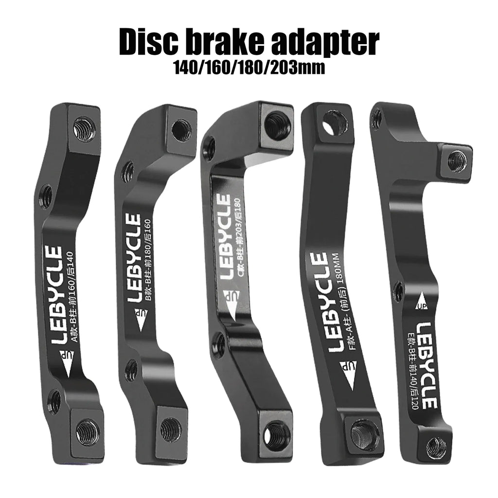Color: Yellow - MTB Brake Disc Adapter Hydraulic Brakes Bracket IS PM Brake Caliper Disc Post Mount Adapter for 140 160 180 203mm Rotor