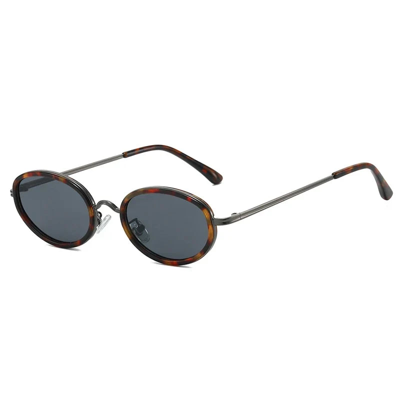 Confident Oval Resin Sunglasses