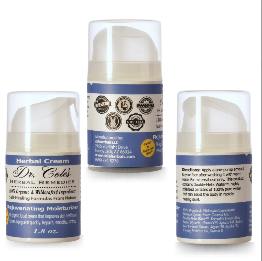 Dr. Cole's Rejuvenating Facial Moisturizer 1.8 oz SixPak