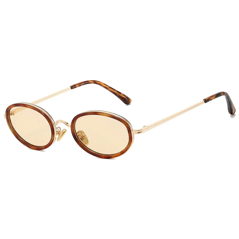 Confident Oval Resin Sunglasses