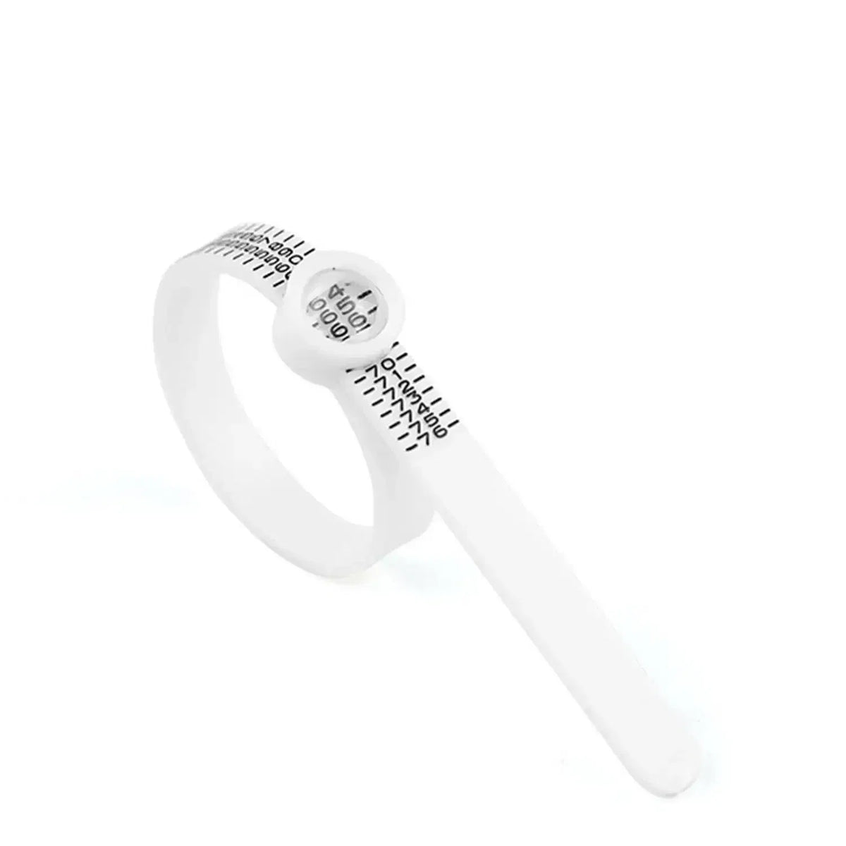 Color: GRAY - US/UK/EU/HK Size Ring Ruler Ring Measuring Tape Ring Measuring Tool Annular Coil Finger Size Filter with Magnifying Glass
