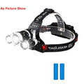 Emitting Color: RGB, Ships From: CHINA - ZK20 LED Headlamp 8000 Lumen Torch Flashlight Headlight Waterproof Head Light Camping Hiking Fishing Mining Light Lamp Torch