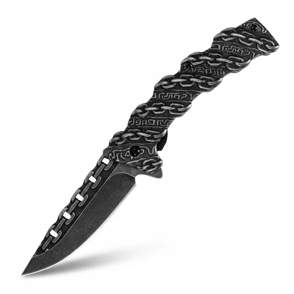 Stainless Steel Folding Knife Portable Utility Knife for Camping