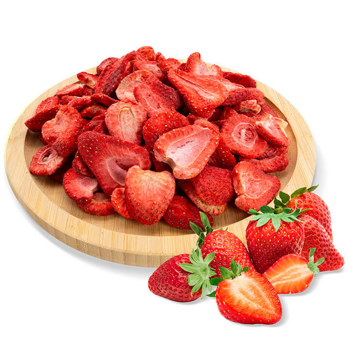 Freeze-Dried Strawberry Slices For Baking & Smoothies - Single Ingredient