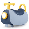 Kids Ride On Push Car with Headlight Music & Under Seat Storage for 18-36 Months-Blue - Color: Blue