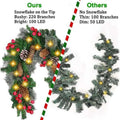 Christmas Garland Rattan Wreath