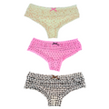 Milanblocks Vintage Style Gingham Daisy Ruffle Panties