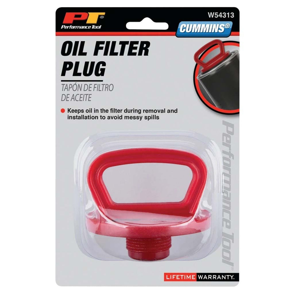 Performance Tool Cummins Oil Filter Plug