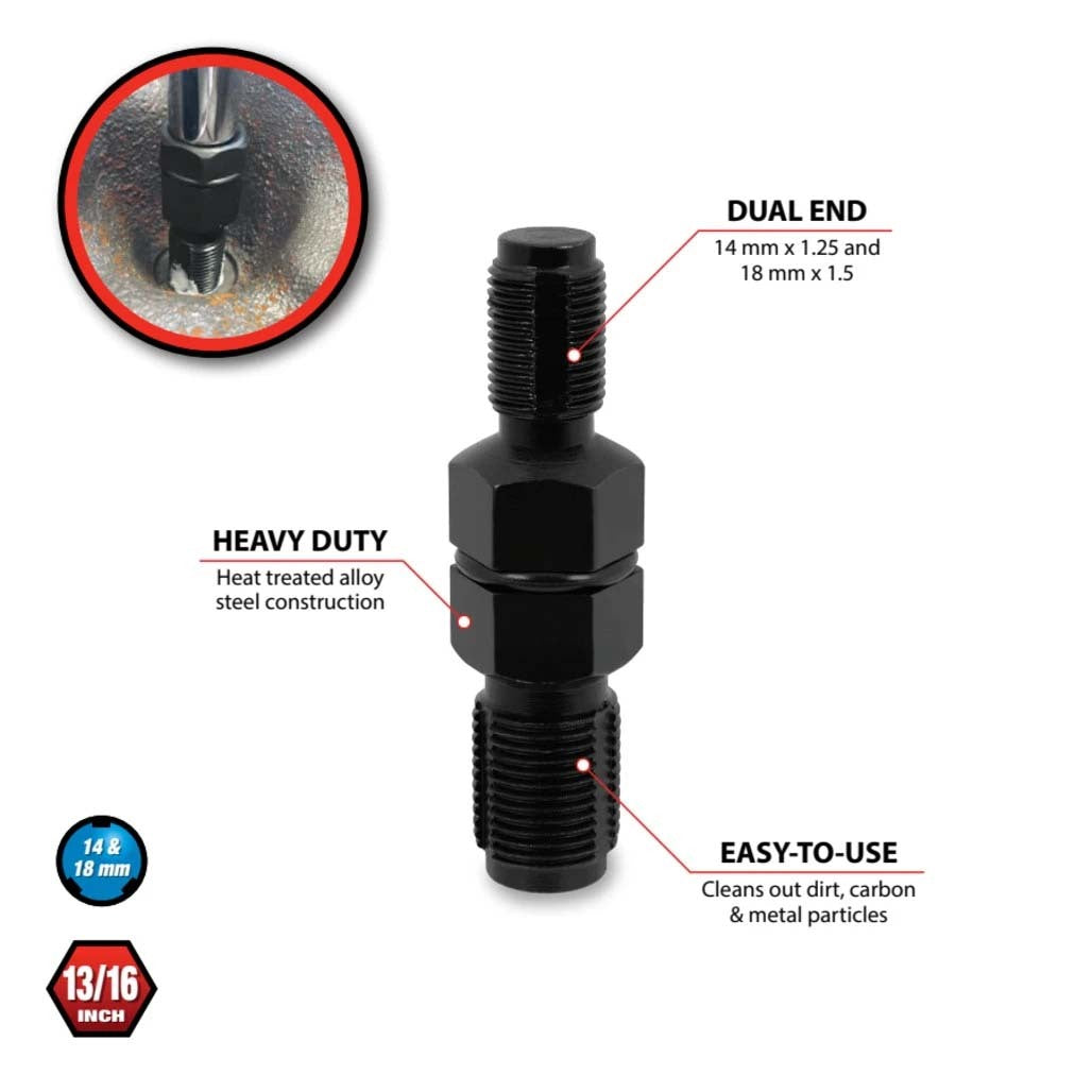 Performance Tool 14mm & 18mm Spark Plug Hole Chaser