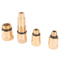 Performance Tool Compression Tester Spark Plug Adapters Set (4 Piece)