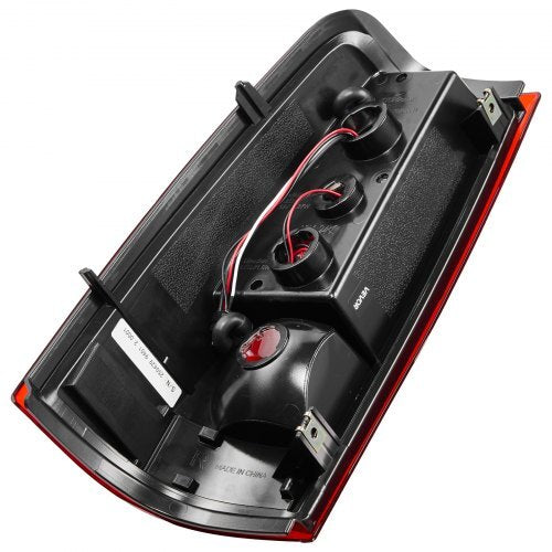 Tail Light Assembly Compatible with 2003-2006 Chevy Silverado 1500 1500 HD 2500 2500 HD 3500, 2007-2007 Chevy Classic, 2PCS Driver & Passenger Side LED Taillight Brake Lamps with Bulbs, Red