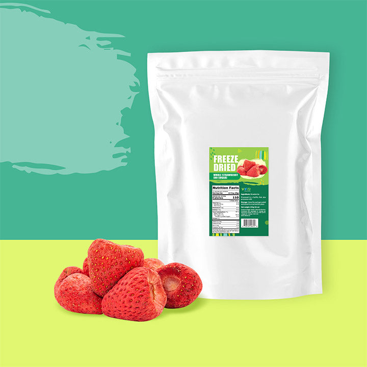 Freeze-Dried Whole Strawberries For Baking - Single Ingredient