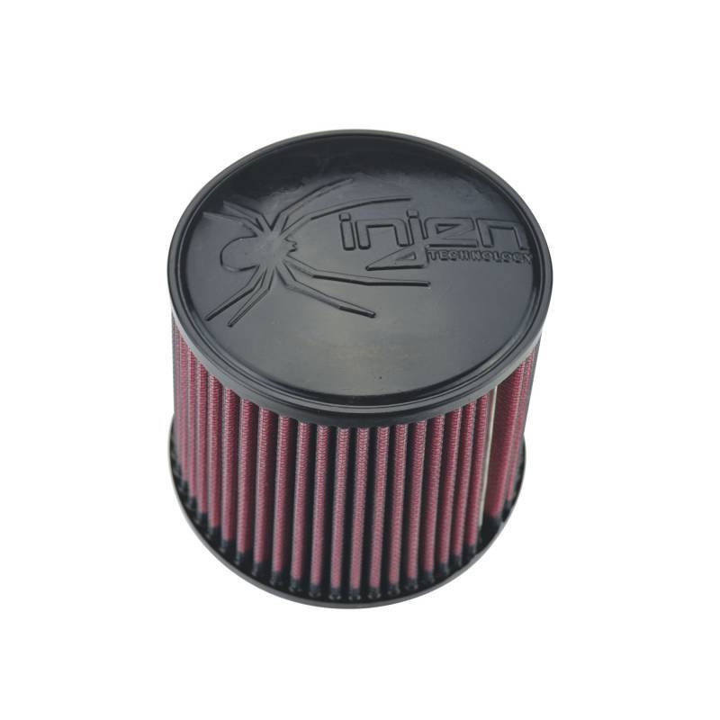Injen 8-Layer Oiled Cotton Gauze Air Filter (Black/Red)