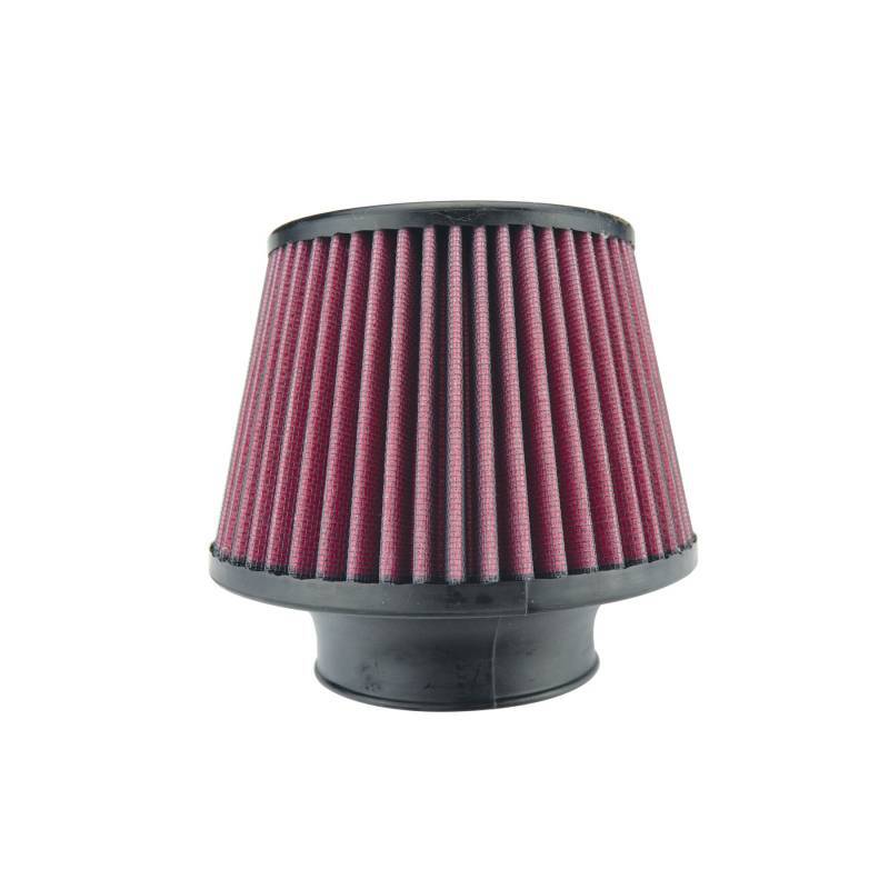 Injen 8-Layer Oiled Cotton Gauze Air Filter (Black/Red)