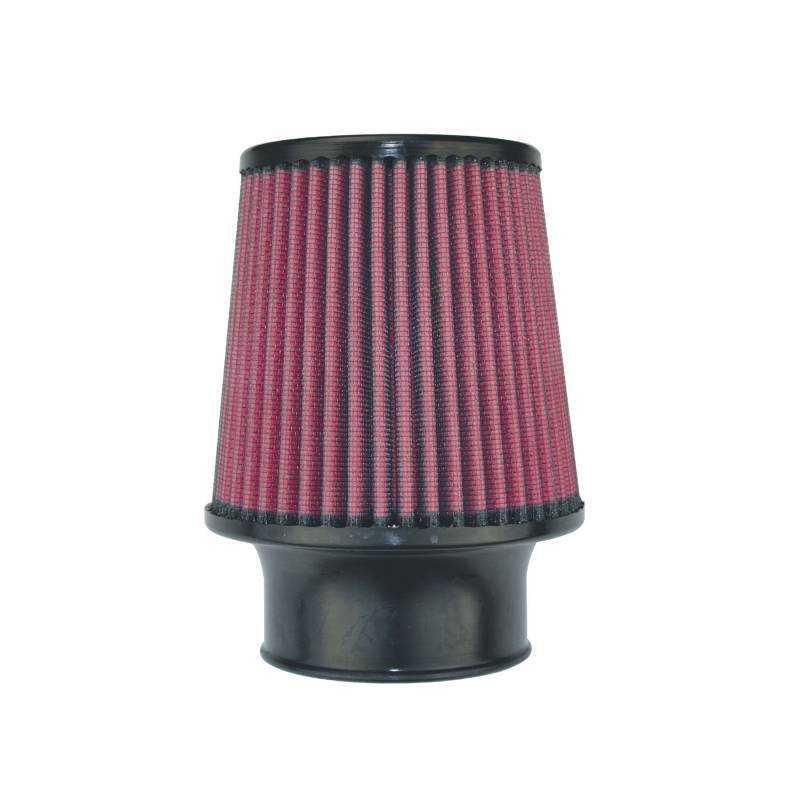 Injen 8-Layer Oiled Cotton Gauze Air Filter (Black/Red)