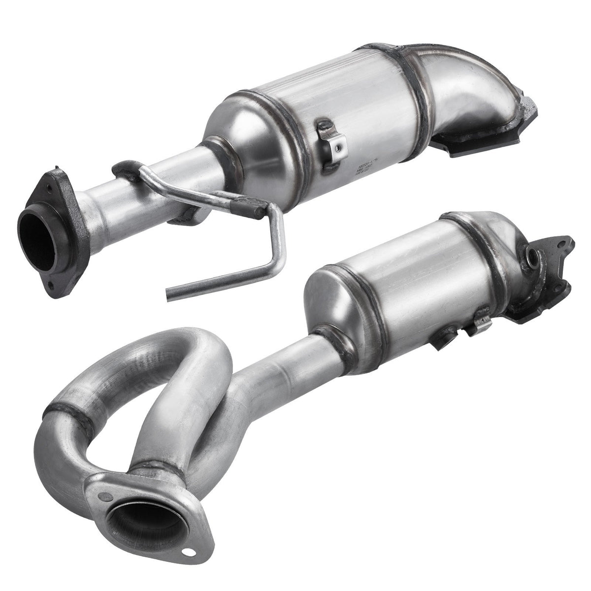 Catalytic Converter, 2 Pack, Compatible with 2012-2017 Jeep Wrangler 3.6L V6, Front, Replacement OE 641511, Stainless Steel Material High Flow Catalytic Converter, for Exhaust Gas Purification
