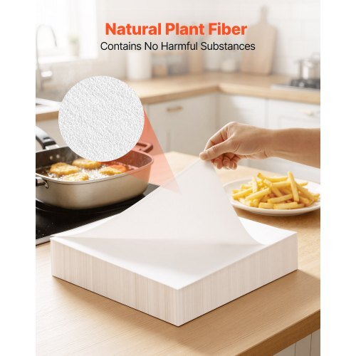 100 Pack Fryer Filter Paper, Replacement Deep Fryer Filter Sheets for 38/55L Commercial Mobile Fryer Filter Machine, Extend Oil Life for Improved Taste, for Restaurant Burger Shop, 15x13 inch