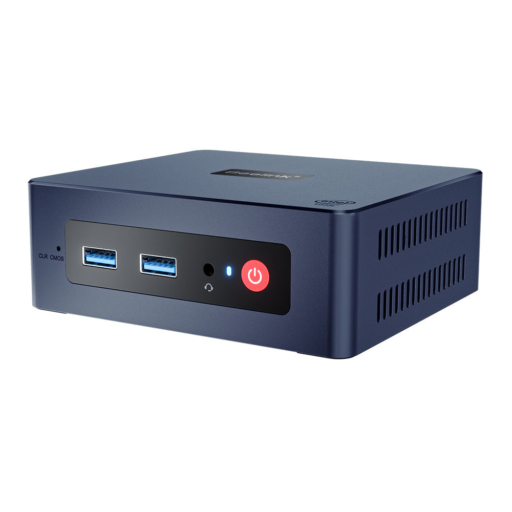 Color: 8G 128G, Power supply: UK - Beelink MINI S N5095 MINI-host 4K Office Game Theater Portable MiniPC Desktop Computer