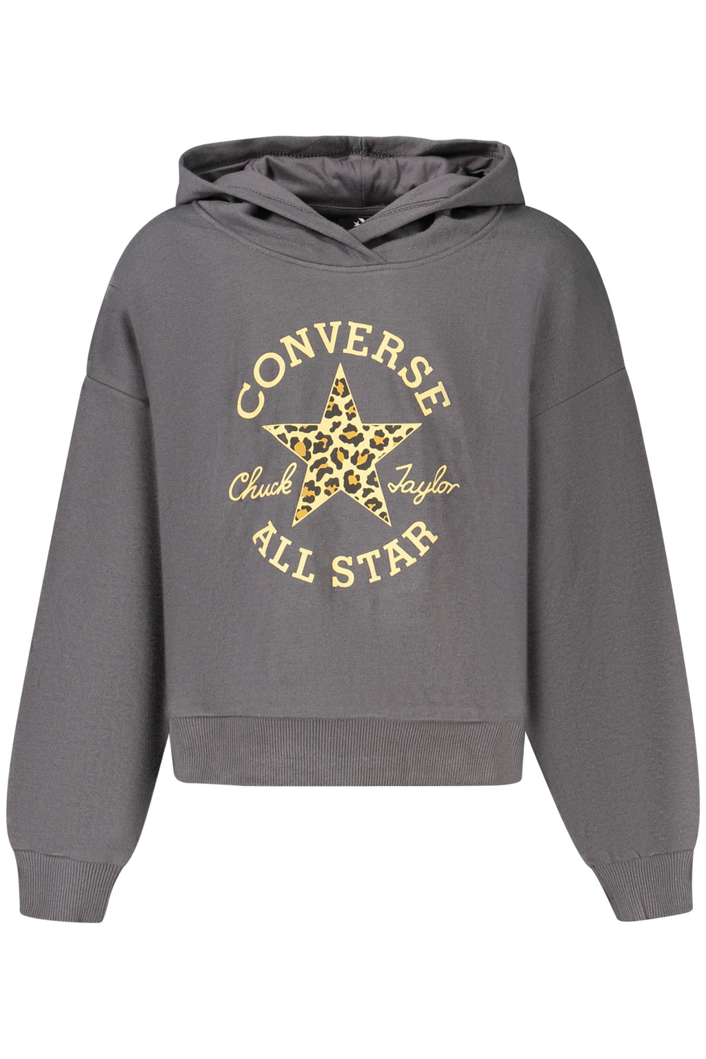 Converse Girls' Zip-Up Hoodie, Black
