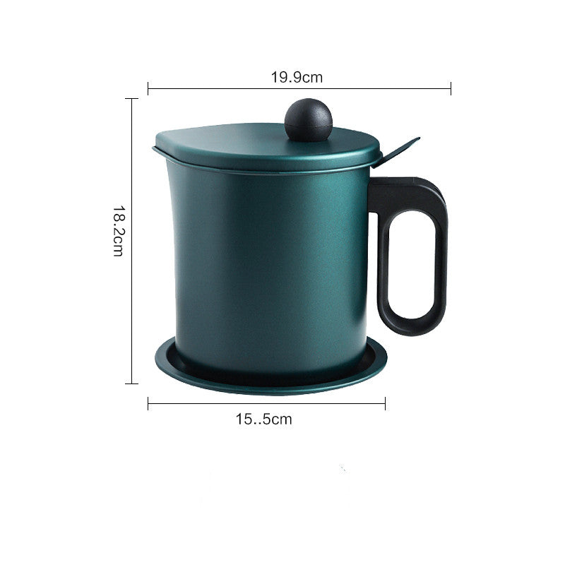 Stainless Steel Oil Filter Oil Storage Tank Oil Drum Household Kitchen Oil Leakage Oil Filter
