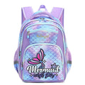 Color: New Fishtail, Size: 16 inches - Lightweight  New-Style Childrens School Bag