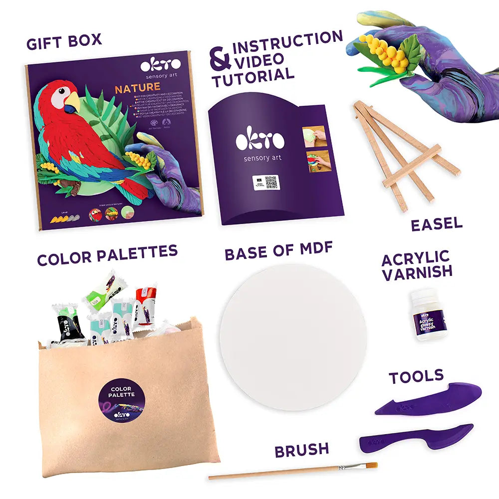 3D Creative Kit "Nature" Macaw