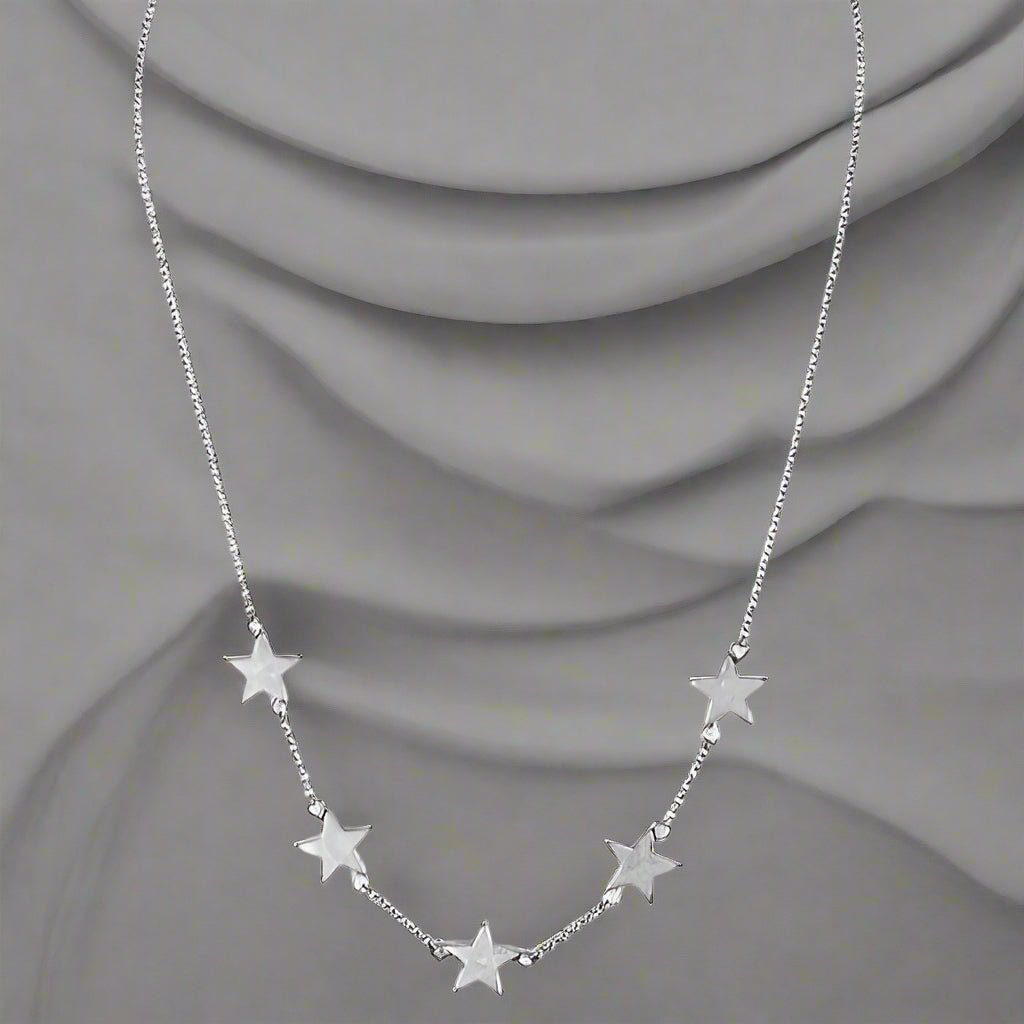 Multi Star Link Necklace