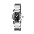 Casio Women’s Black Dial Stainless Steel Bracelet Analog Watch - LTP-1230D-1C