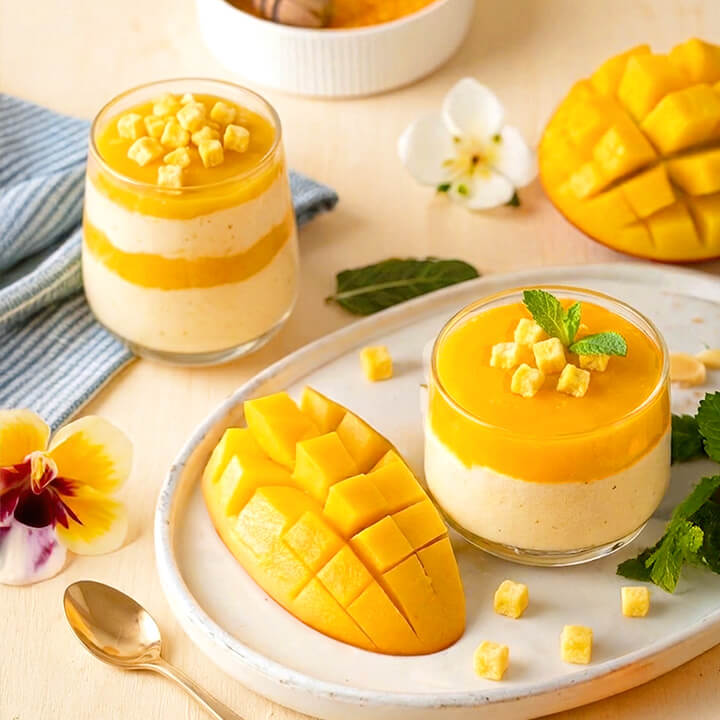 Freeze-Dried Mango Powder For Beverage and Baking - Single Ingredient