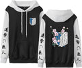 Attack on Titan Sakura Style Emblem Bi-Color Hoodies