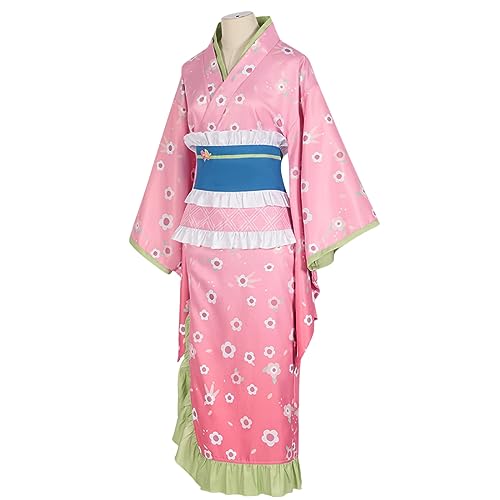 Demon Slayer Full Mitsuri Cosplay Kimono