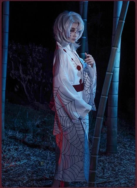 Demon Slayer Full Spider Rui Sister Cosplay Kimono