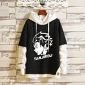Demon Slayer Tanjiro Black White Hoodie