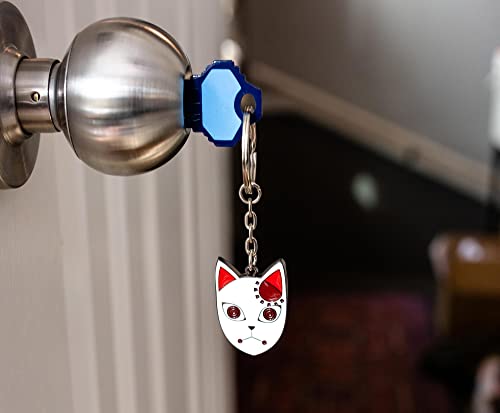 Demon Slayer Tanjiro Kamado Fox Mask Inspired Keychain