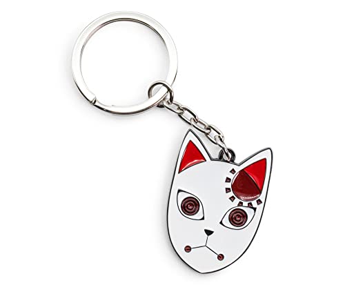 Demon Slayer Tanjiro Kamado Fox Mask Inspired Keychain