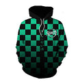 Demon Slayer Tanjiro Uniform Cosplay Hoodie Style 2