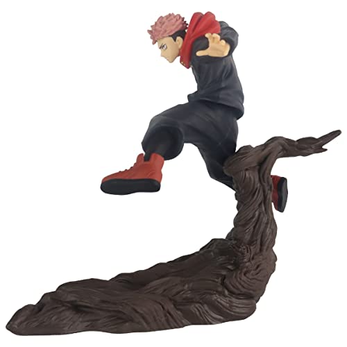 Jujutsu Kaisen Yuji Itadori Battle Jumping Statue