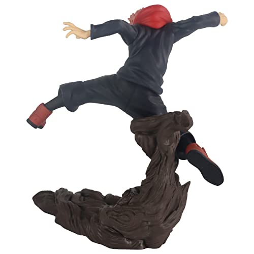 Jujutsu Kaisen Yuji Itadori Battle Jumping Statue