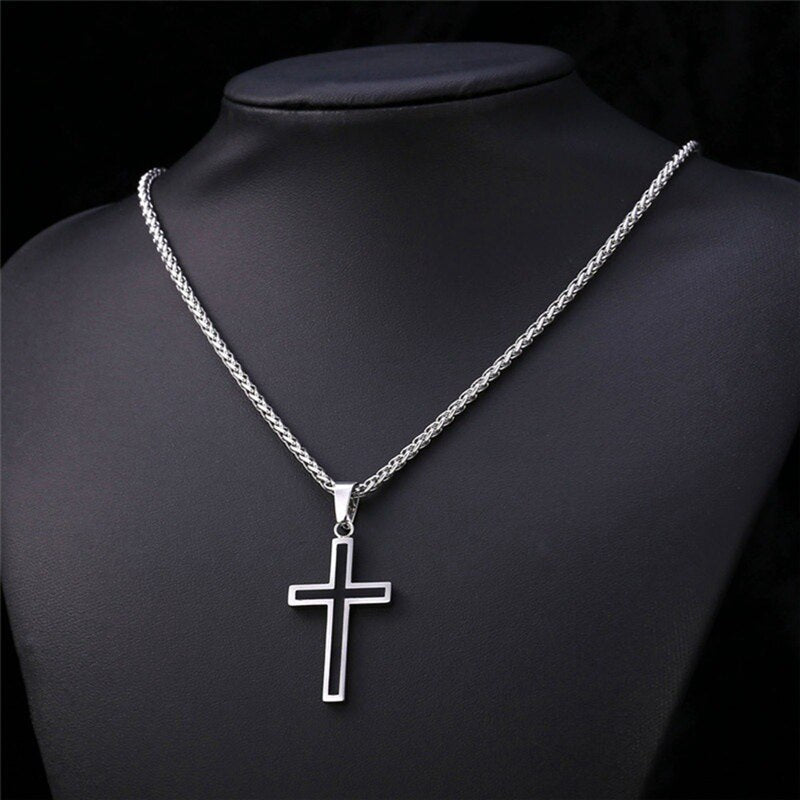 Mitsuya Takashi Trong Cross Necklace