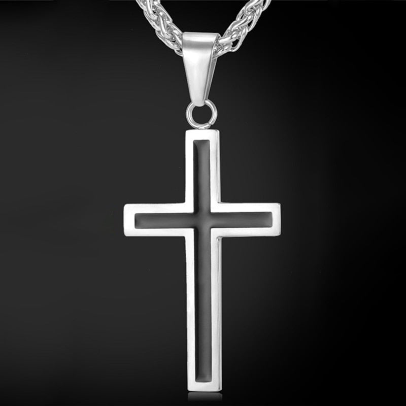 Mitsuya Takashi Trong Cross Necklace