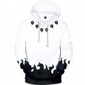 Naruto Sage of Six Paths Hoodie Black White