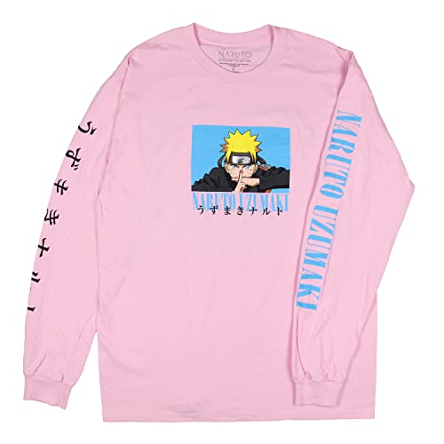 Naruto Uzumaki Special Pink Long Sleeve T-Shirt