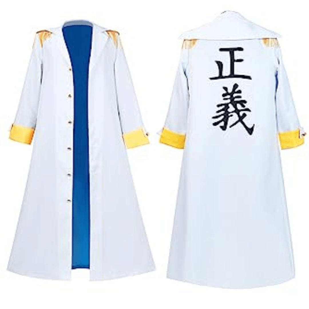One Piece Admiral Kizaru Cosplay Cloak